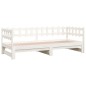 vidaXL Dormeuse Estraibile Bianca 2x(90x190) cm Legno Massello di Pino vidaXL Dormeuse Estraibile Bianca 2x(90x190) cm Legno Massello di Pino