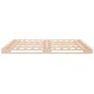 Letto a Pallet 150x200 cm Legno Massello di Pino 5FT King Size Letto a Pallet 150x200 cm Legno Massello di Pino 5FT King Size