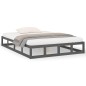 Giroletto Grigio 120x190 cm 4FT Small Double in Legno Massello Giroletto Grigio 120x190 cm 4FT Small Double in Legno Massello