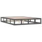 Giroletto Grigio 120x190 cm 4FT Small Double in Legno Massello Giroletto Grigio 120x190 cm 4FT Small Double in Legno Massello