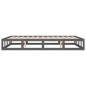 Giroletto Grigio 120x190 cm 4FT Small Double in Legno Massello Giroletto Grigio 120x190 cm 4FT Small Double in Legno Massello