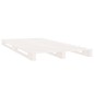 Giroletto Bianco 75x190cm Legno Massello Pino 2FT6 Small Single Giroletto Bianco 75x190cm Legno Massello Pino 2FT6 Small Single
