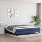 Giroletto a Molle Blu 200x200 cm in Tessuto