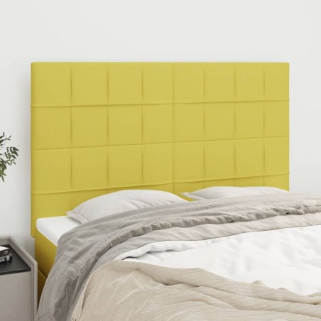 Testiere 4 pz Verdi 72x5x78/88 cm in Tessuto