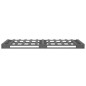 Letto a Pallet Grigio 75x190 cm Massello Pino 2FT6 Small Single