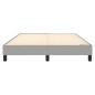 Giroletto a Molle Grigio Chiaro 140x190 cm in Tessuto Giroletto a Molle Grigio Chiaro 140x190 cm in Tessuto
