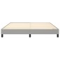 Giroletto a Molle Grigio Chiaro 160x200 cm in Tessuto
