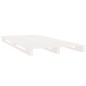 Letto a Pallet Bianco 75x190 cm Massello Pino 2FT6 Small Single Letto a Pallet Bianco 75x190 cm Massello Pino 2FT6 Small Single