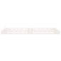 Letto a Pallet Bianco 75x190 cm Massello Pino 2FT6 Small Single Letto a Pallet Bianco 75x190 cm Massello Pino 2FT6 Small Single