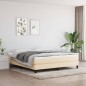 Giroletto a Molle Crema 180x200 cm in Tessuto Giroletto a Molle Crema 180x200 cm in Tessuto
