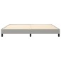 vidaXL Giroletto senza Materasso Grigio Chiaro 200x200 cm Tessuto