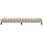 vidaXL Giroletto senza Materasso Grigio Chiaro 90x190 cm Tessuto vidaXL Giroletto senza Materasso Grigio Chiaro 90x190 cm Tessuto