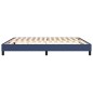 Giroletto a Molle Blu 180x200 cm in Tessuto