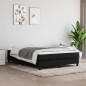 Giroletto a Molle Nero 140x200 cm in Tessuto Giroletto a Molle Nero 140x200 cm in Tessuto