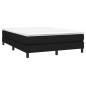 Giroletto a Molle Nero 140x200 cm in Tessuto Giroletto a Molle Nero 140x200 cm in Tessuto