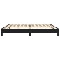 Giroletto a Molle Nero 200x200 cm in Tessuto Giroletto a Molle Nero 200x200 cm in Tessuto