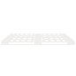 Giroletto Bianco 200x200 cm in Legno Massello di Pino Giroletto Bianco 200x200 cm in Legno Massello di Pino