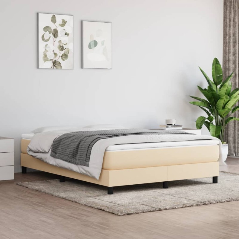 Giroletto a Molle Crema 140x200 cm in Tessuto Giroletto a Molle Crema 140x200 cm in Tessuto