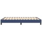 Giroletto a Molle Blu 140x200 cm in Tessuto