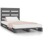 Giroletto Grigio 75x190cm Legno Massello Pino 2FT6 Small Single Giroletto Grigio 75x190cm Legno Massello Pino 2FT6 Small Single
