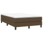 Giroletto a Molle Marrone Scuro 120x200 cm in Tessuto