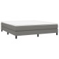 vidaXL Giroletto senza Materasso Grigio Scuro 180x200 cm Tessuto vidaXL Giroletto senza Materasso Grigio Scuro 180x200 cm Tessuto