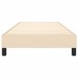 vidaXL Giroletto senza Materasso Crema 90x200 cm in Tessuto