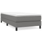 vidaXL Giroletto senza Materasso Grigio Scuro 80x200 cm Tessuto vidaXL Giroletto senza Materasso Grigio Scuro 80x200 cm Tessuto
