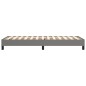 vidaXL Giroletto senza Materasso Grigio Scuro 80x200 cm Tessuto vidaXL Giroletto senza Materasso Grigio Scuro 80x200 cm Tessuto