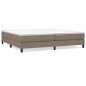 vidaXL Giroletto senza Materasso Tortora 200x200 cm in Tessuto vidaXL Giroletto senza Materasso Tortora 200x200 cm in Tessuto