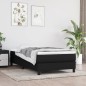 vidaXL Giroletto senza Materasso Nero 100x200 cm in Tessuto