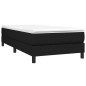 vidaXL Giroletto senza Materasso Nero 100x200 cm in Tessuto