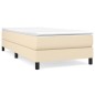 vidaXL Giroletto senza Materasso Crema 100x200 cm in Tessuto vidaXL Giroletto senza Materasso Crema 100x200 cm in Tessuto