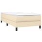 vidaXL Giroletto senza Materasso Crema 100x200 cm in Tessuto vidaXL Giroletto senza Materasso Crema 100x200 cm in Tessuto