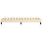 vidaXL Giroletto senza Materasso Crema 100x200 cm in Tessuto vidaXL Giroletto senza Materasso Crema 100x200 cm in Tessuto