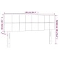 Testiere 2 pz Verdi 72x5x78/88 cm in Tessuto Testiere 2 pz Verdi 72x5x78/88 cm in Tessuto
