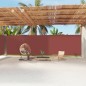 Tenda da Sole Laterale Retrattile Marrone 220x1200 cm Tenda da Sole Laterale Retrattile Marrone 220x1200 cm