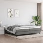 Giroletto a Molle Grigio Scuro 200x200 cm in Tessuto Giroletto a Molle Grigio Scuro 200x200 cm in Tessuto