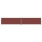 Tenda da Sole Laterale Retrattile Marrone 220x1200 cm Tenda da Sole Laterale Retrattile Marrone 220x1200 cm