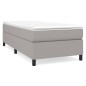 vidaXL Giroletto senza Materasso Grigio Chiaro 80x200 cm Tessuto vidaXL Giroletto senza Materasso Grigio Chiaro 80x200 cm Tessuto
