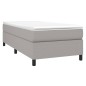 vidaXL Giroletto senza Materasso Grigio Chiaro 80x200 cm Tessuto vidaXL Giroletto senza Materasso Grigio Chiaro 80x200 cm Tessuto