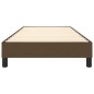 Giroletto a Molle Marrone Scuro 80x200 cm in Tessuto Giroletto a Molle Marrone Scuro 80x200 cm in Tessuto