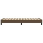 Giroletto a Molle Marrone Scuro 80x200 cm in Tessuto Giroletto a Molle Marrone Scuro 80x200 cm in Tessuto