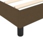 Giroletto a Molle Marrone Scuro 80x200 cm in Tessuto Giroletto a Molle Marrone Scuro 80x200 cm in Tessuto