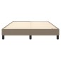 vidaXL Giroletto senza Materasso Tortora 140x190 cm in Tessuto vidaXL Giroletto senza Materasso Tortora 140x190 cm in Tessuto