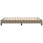 vidaXL Giroletto senza Materasso Tortora 140x190 cm in Tessuto vidaXL Giroletto senza Materasso Tortora 140x190 cm in Tessuto