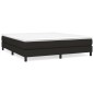 Giroletto a Molle Nero 180x200 cm in Tessuto Giroletto a Molle Nero 180x200 cm in Tessuto