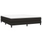 Giroletto a Molle Nero 180x200 cm in Tessuto Giroletto a Molle Nero 180x200 cm in Tessuto