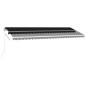 Tenda Retrattile Manuale Autoportante 500x350 cm Antracite Tenda Retrattile Manuale Autoportante 500x350 cm Antracite