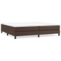 Giroletto a Molle Marrone 200x200 cm in Similpelle
